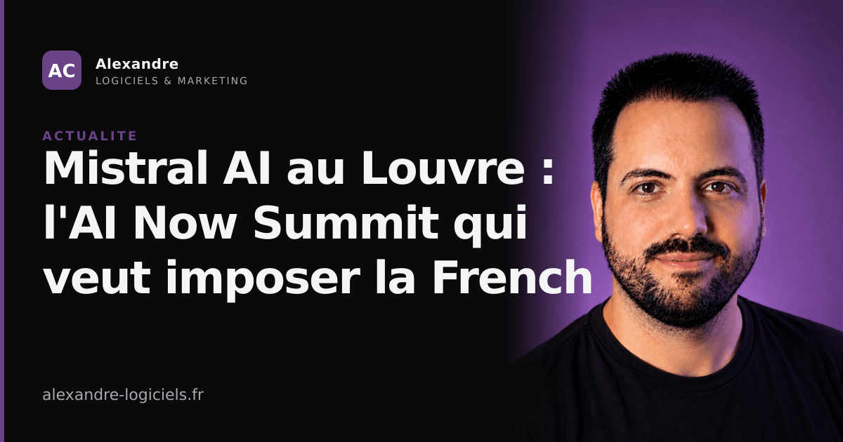 Mistral AI au Louvre : l'AI Now Summit qui veut imposer la French Tech