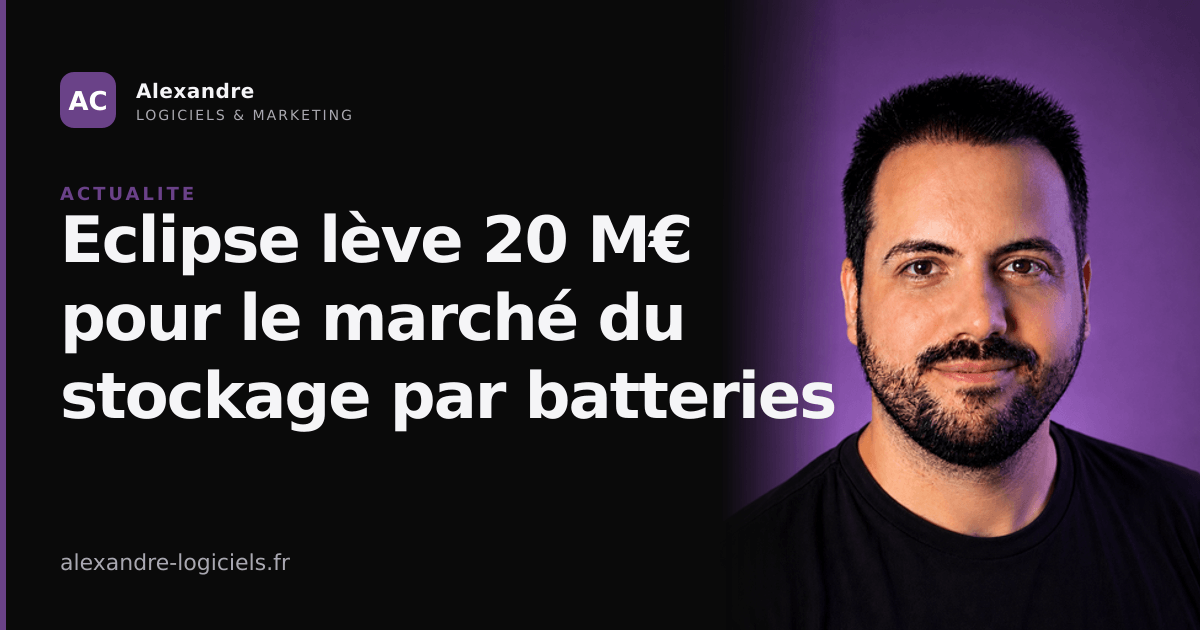 Eclipse lève 20 M€ pour créer le marché financier du stockage par batteries