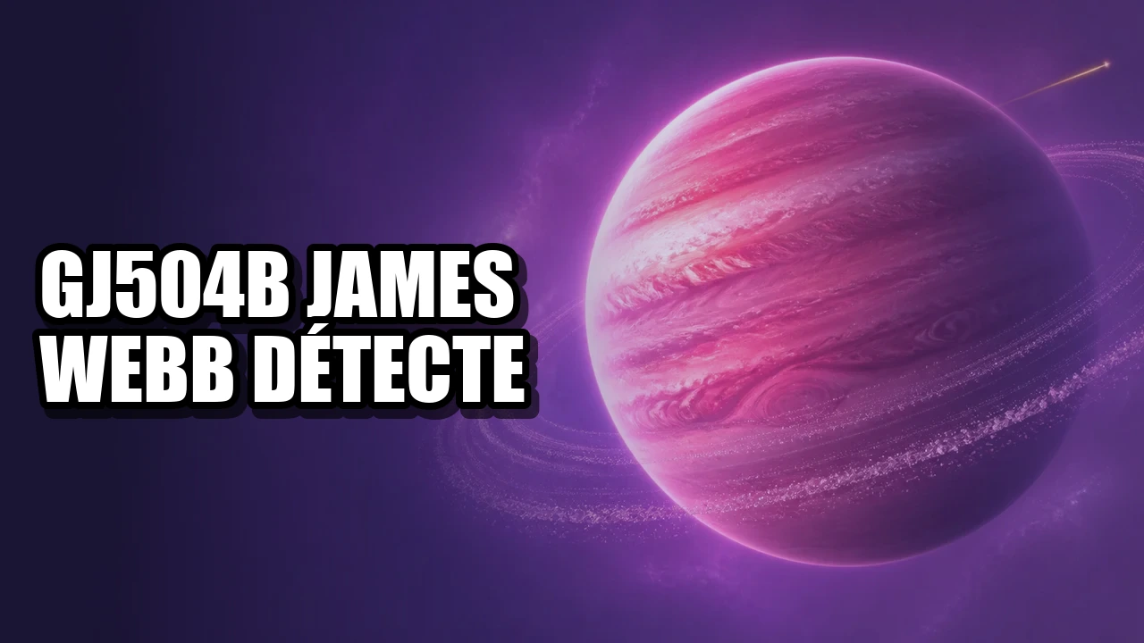 GJ504b : James Webb détecte du sel dans une planète rose