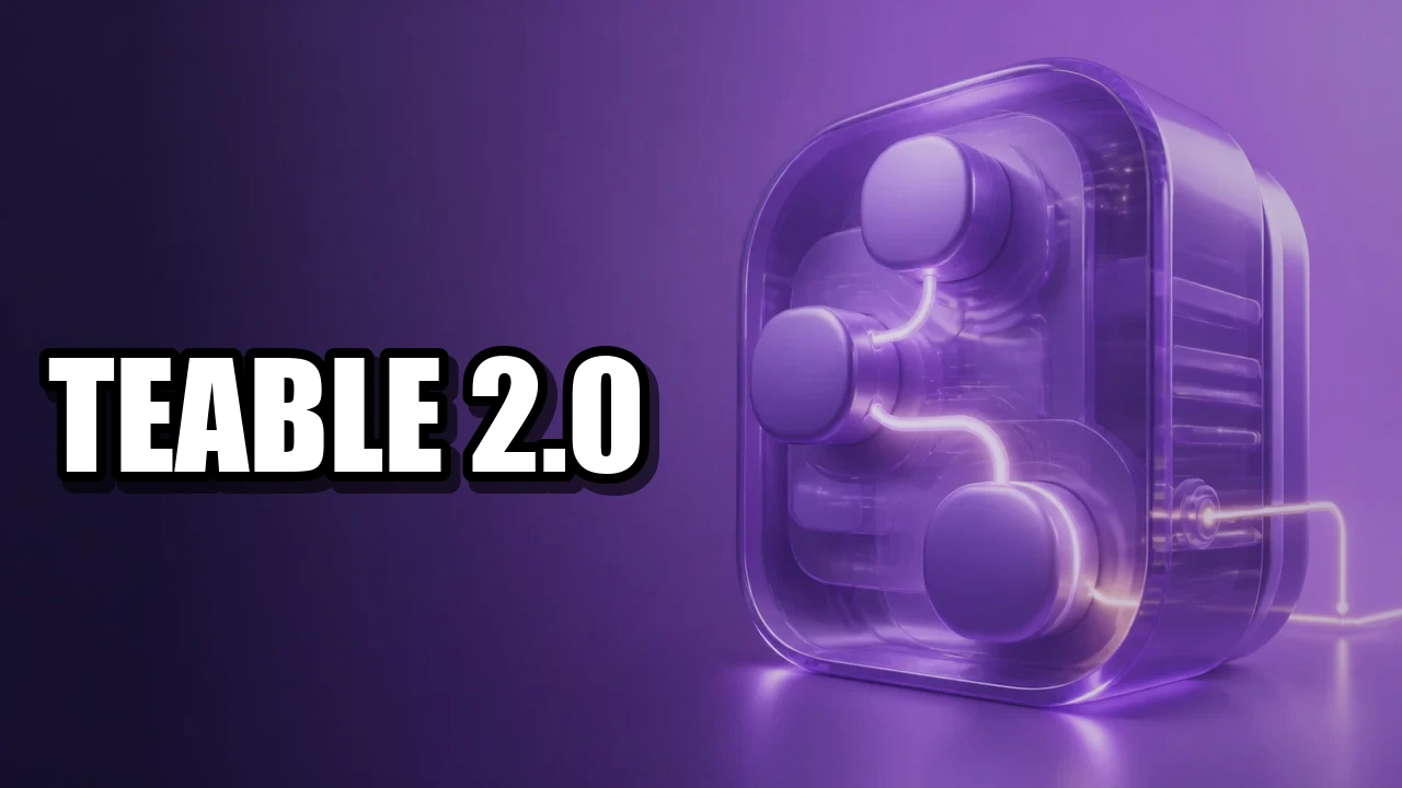 Teable 2.0 : ce que promet son agent IA pour les données no-code